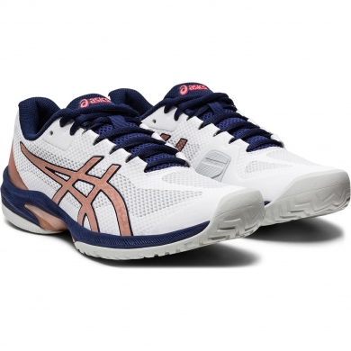 Asics Tennis Shoes Court Speed FF Allcourt white/rosegold Women